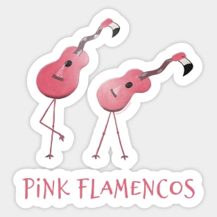 Pink Flamencos Sticker